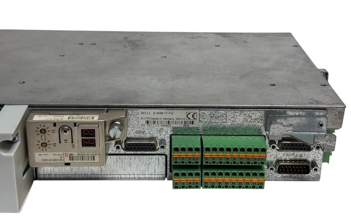 Used Bosch Rexroth Indramat DKC11.3-040-7-FW ECODRIVE Servo Controller