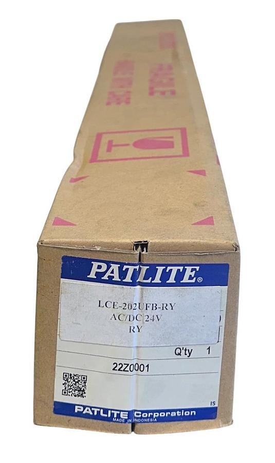 PATLITE LCE-202UFB-RY / LCE202UFBRY SIGNAL TOWER 24V AC/DC RED/YELLOW 24V NSMP
