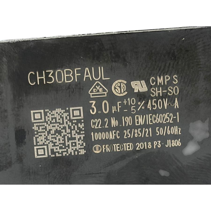 Used New CMPS CH30BFAUL 3.0 uF 450V Motor Run Capacitor CHC5822AUL Cover