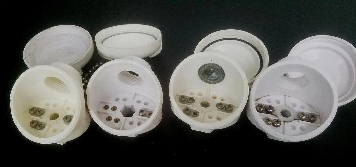 Used LOT OF 4 ASSORTED PROCESS TECH TEMPERATURE SENSOR HEADS
