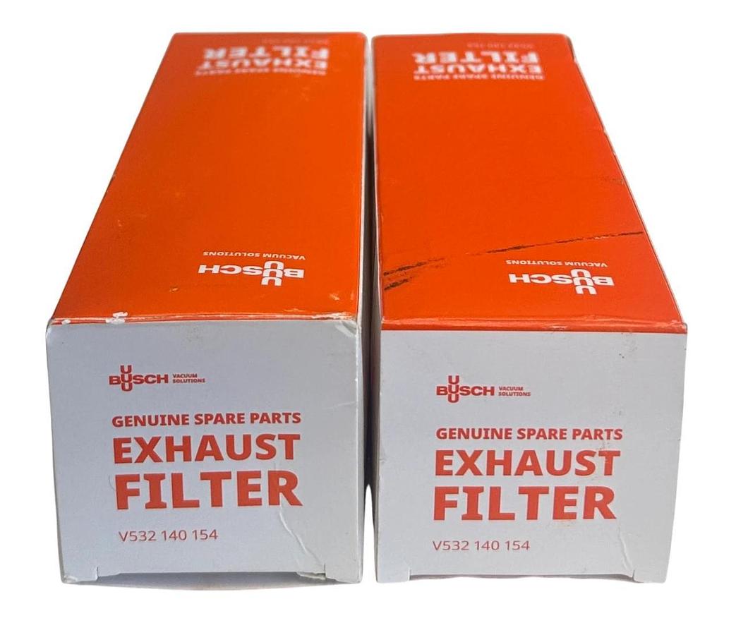 2 BUSCH 0532140154 / V532 140 154 EXHAUST FILTERS FOR VACUUM PUMP NSMP