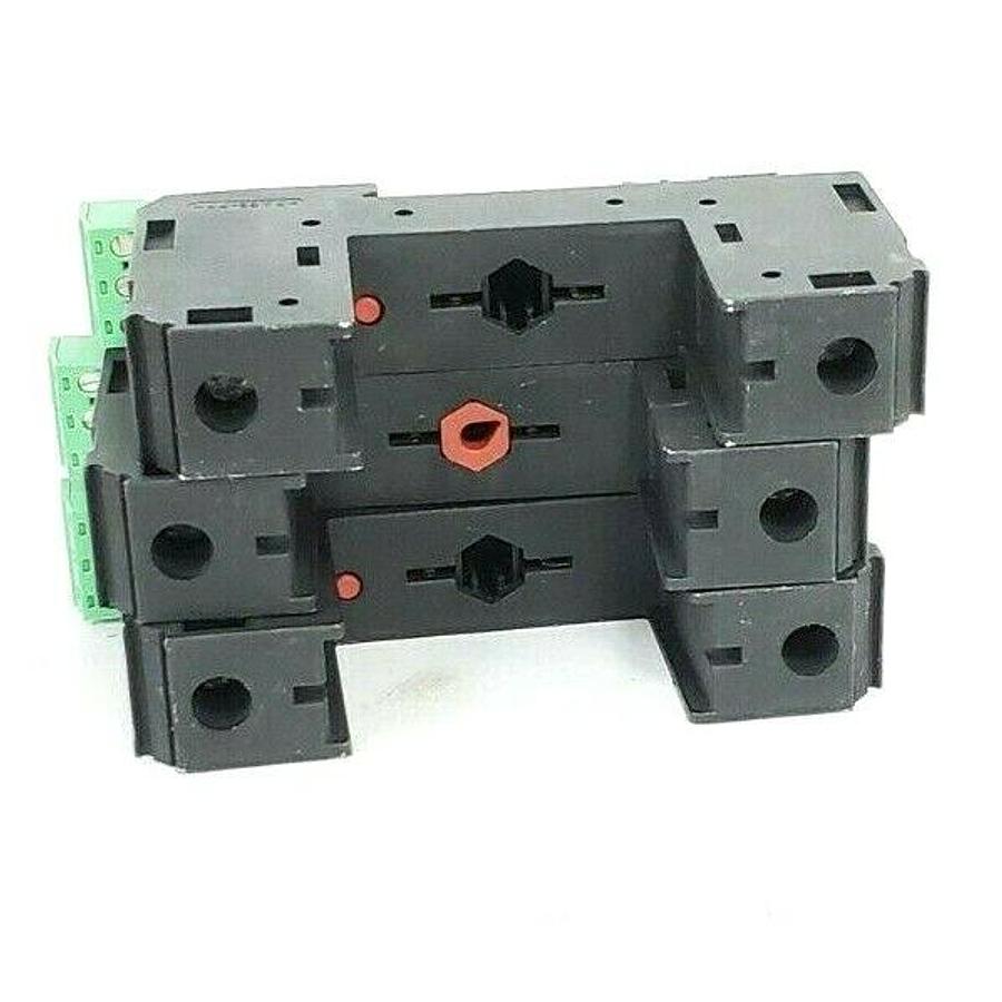 Used LOT OF 3 PHOENIX CONTACT 2817738 BASE ELEMENTS VAL-MS BE/FM
