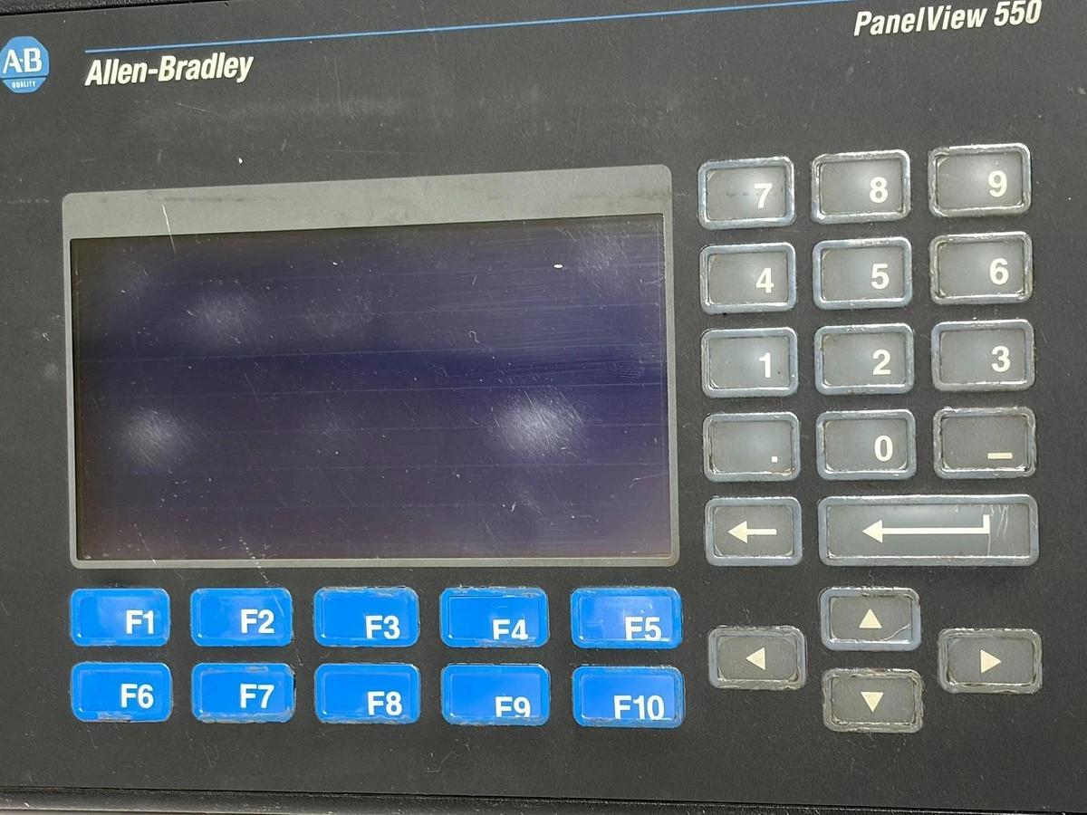 Used Allen-Bradley 2711-B5A5 PanelView 550 HMI Terminal Broken Plastic Post Parts