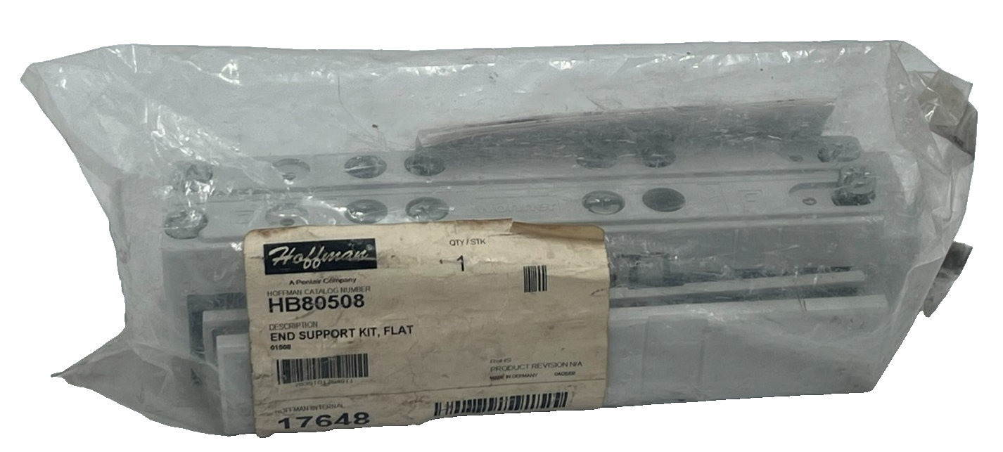 HOFFMAN HB80508 End Support Kit Flat Cable Management NEMA 4X, NSFS