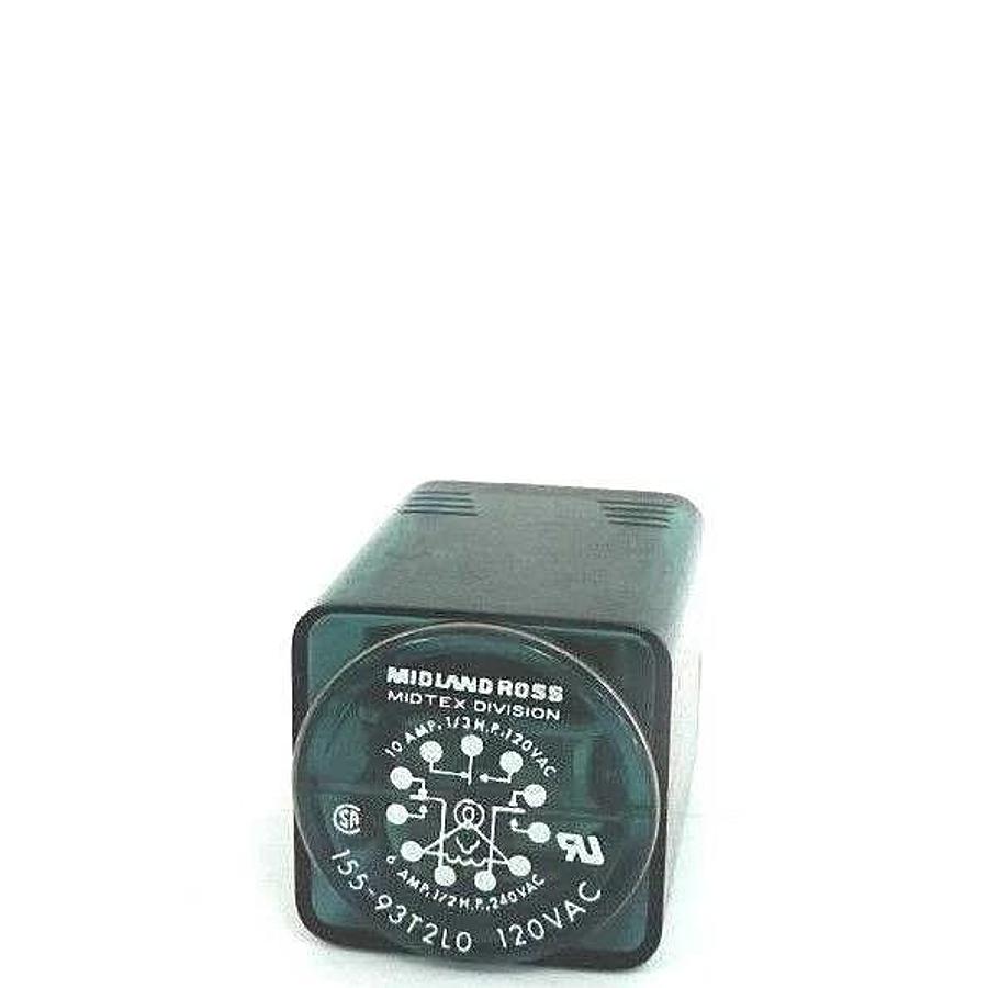 Used MIDLAND ROSS MIDTEX 155-93T2L0 RELAY 15593T2L0, 120VAC