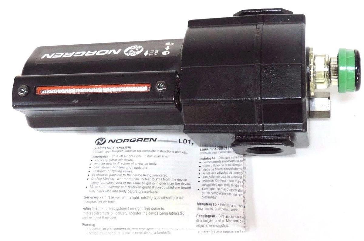 Used NIB NORGREN L74C-4AE-EDN LUBRICATOR L74C4AEEDN 1/2''