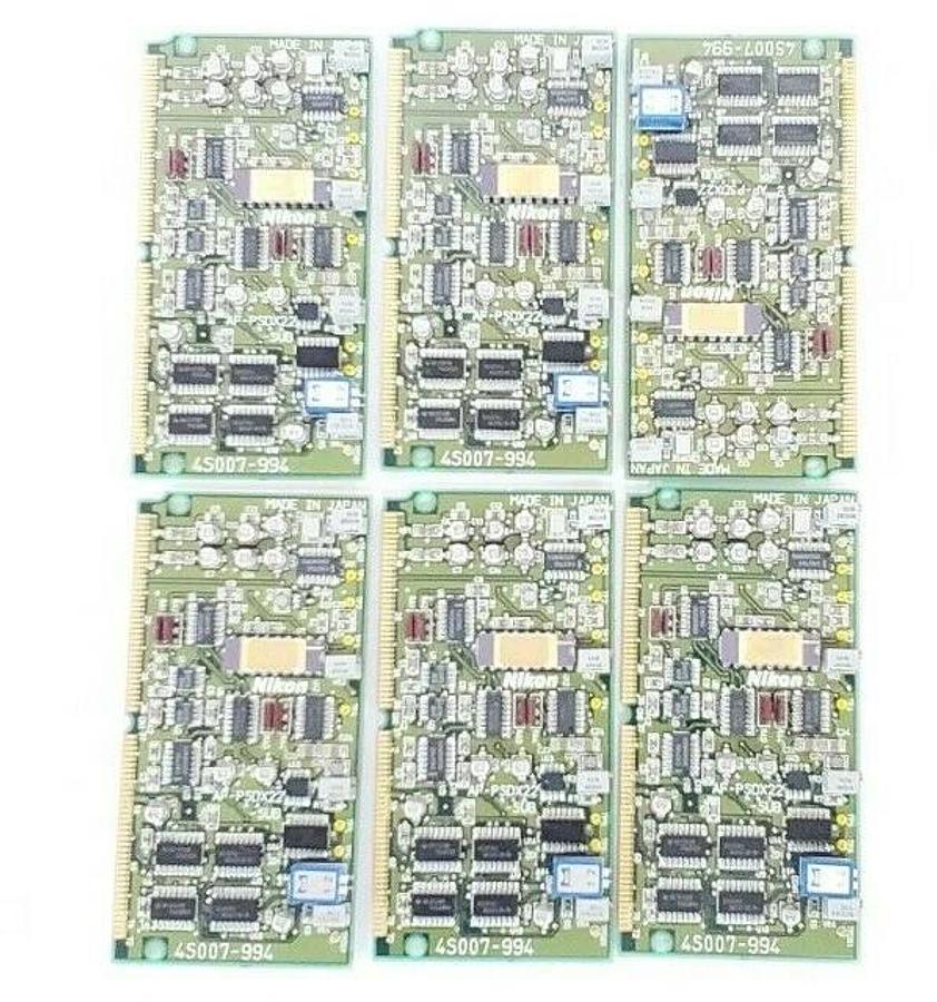 Used LOT OF 6 NIKON 4S007-994 CIRCUIT BOARDS 4S007994, AF-PSDX22-SUB