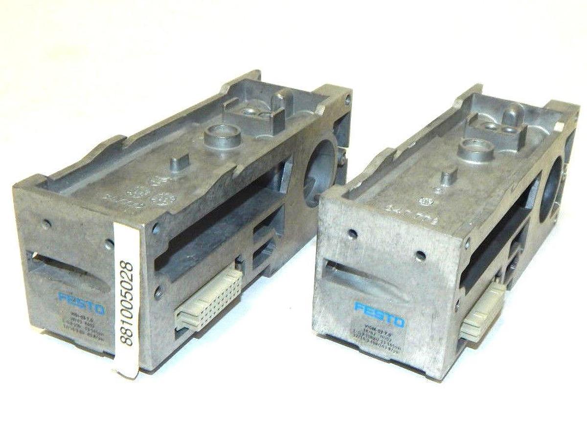 Used LOT OF 2, FESTO VIGI-03-7,0 MANIFOLD BLOCKS