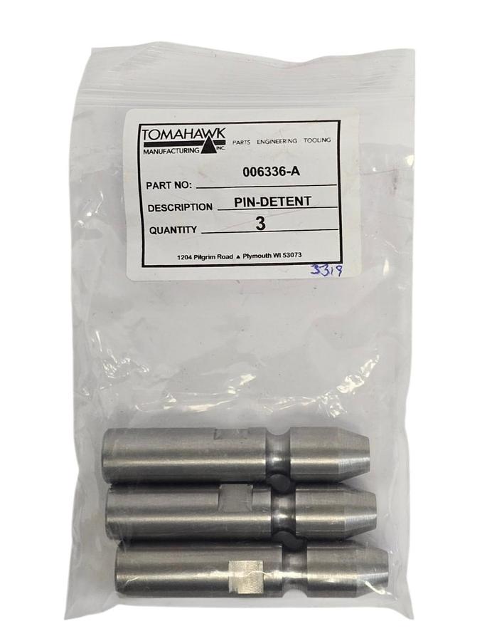 LOT OF 3 NEW TOMAHAWK 006336-A PIN DETENT
