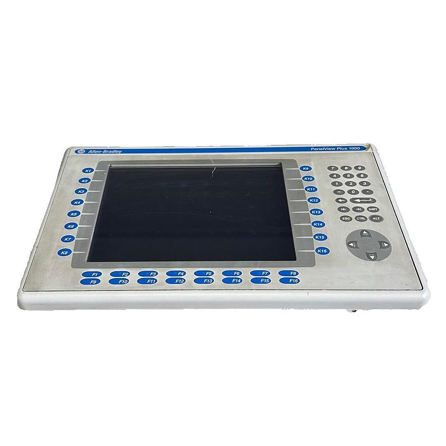 Used ALLEN BRADLEY 2711P-B10C4D1 /A PanelView Plus 1000 KEY/TOUCH Enet 2711PB10C4D1