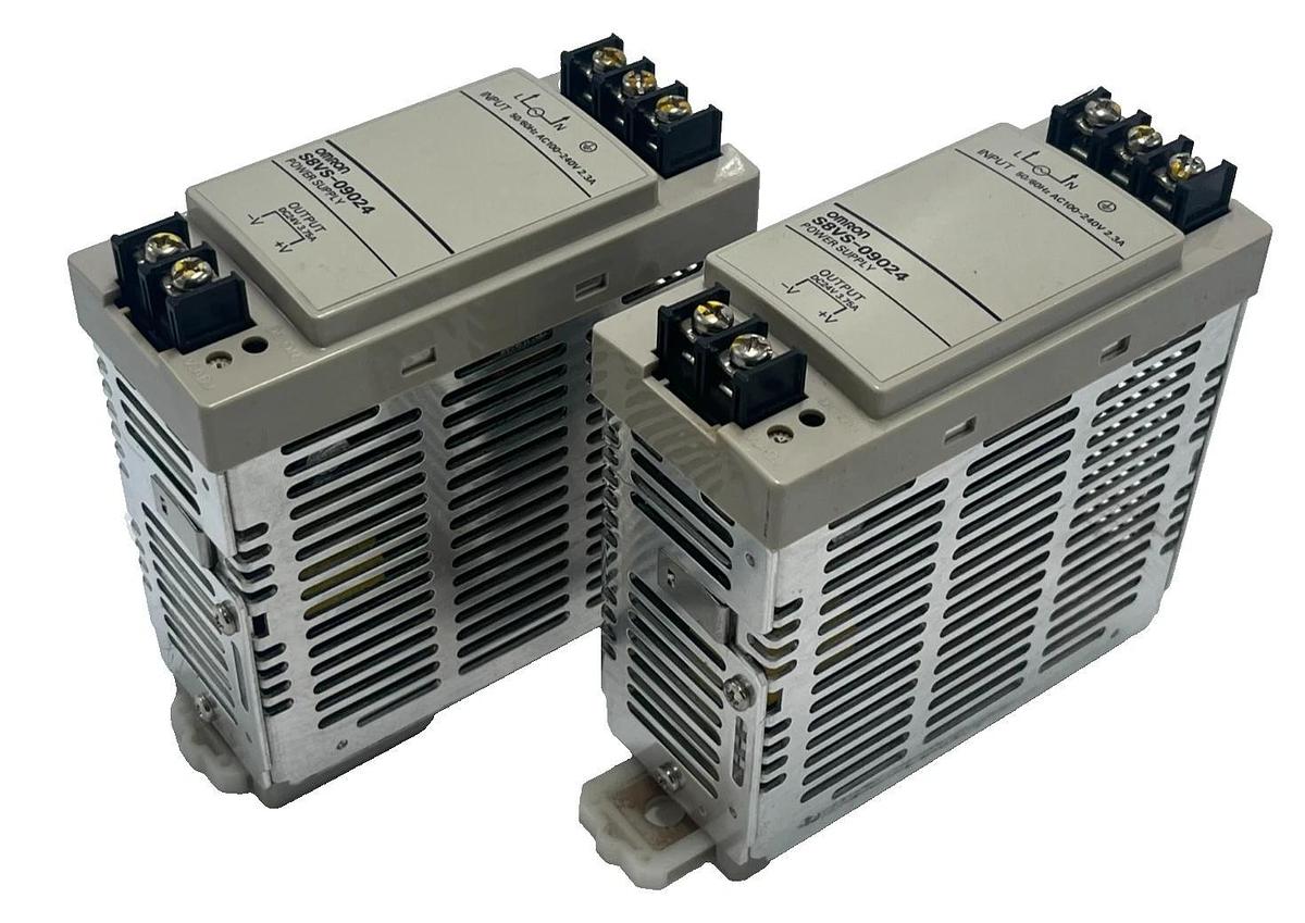 Used Lot of 2: Omron S8VS-09024/ED2 Switch Mode Power Supply 24VDC 3.75A 90W