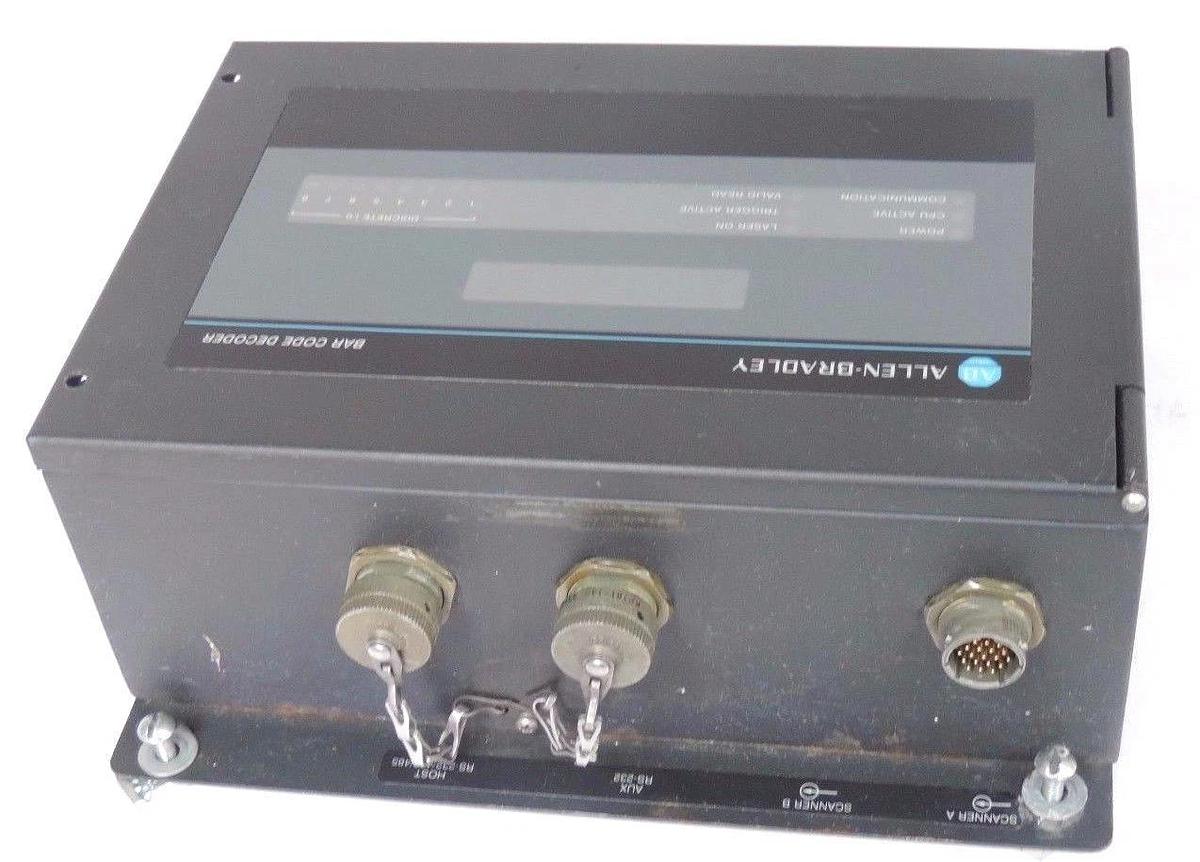 Used ALLEN BRADLEY 2755-DS4A BAR CODE DECODER 2755DS4A SER. B REV. C
