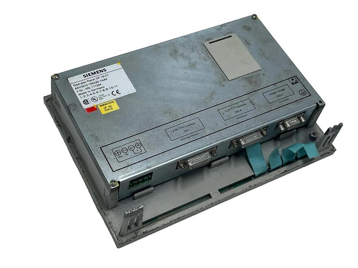 Used Siemens SIMATIC OP15-C Operator Panel HMI 6AV3515-1MA20-1AA0