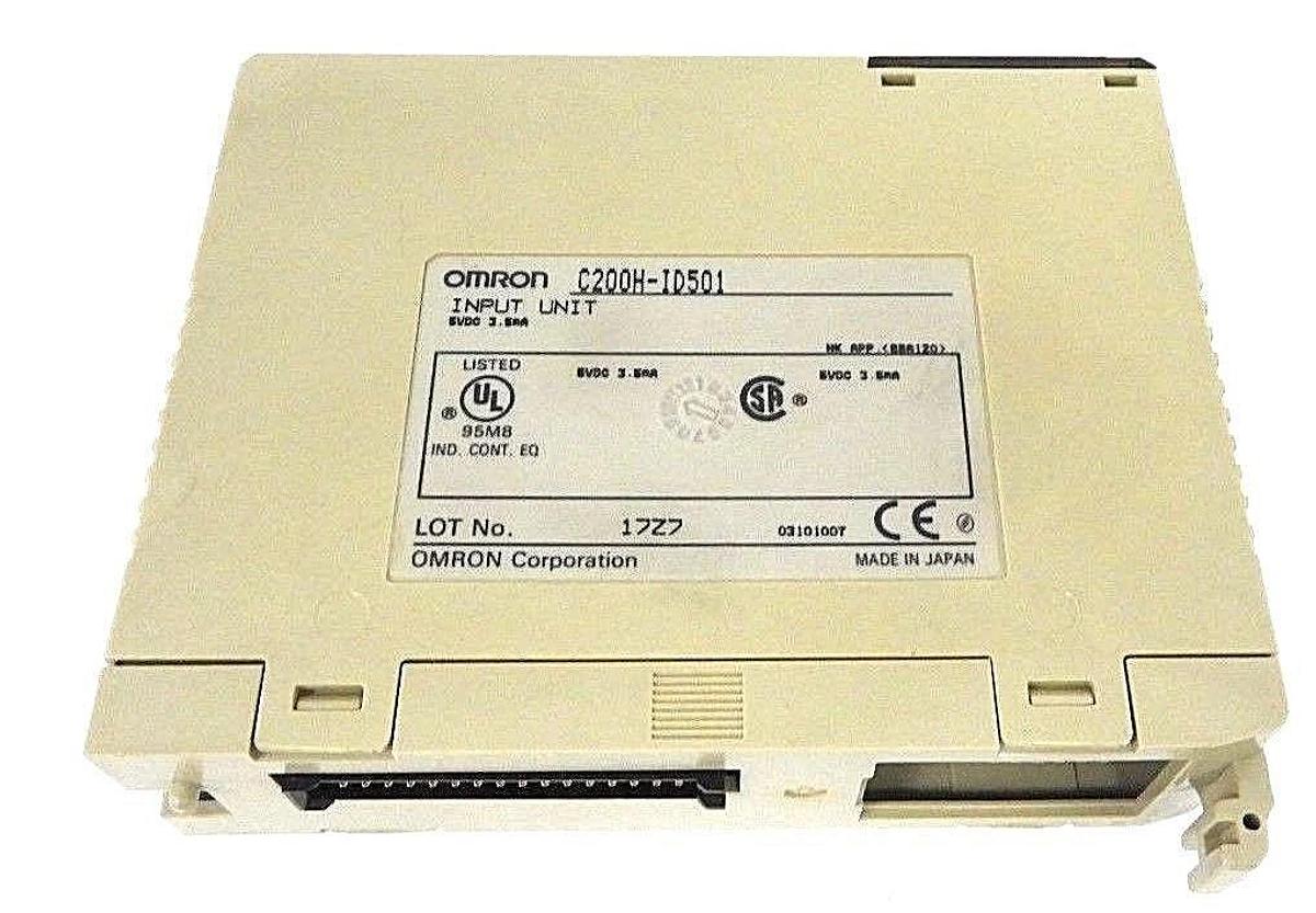 Used NIB OMRON C200H-ID501 SYSMAC INPUT MODULE C200HID501