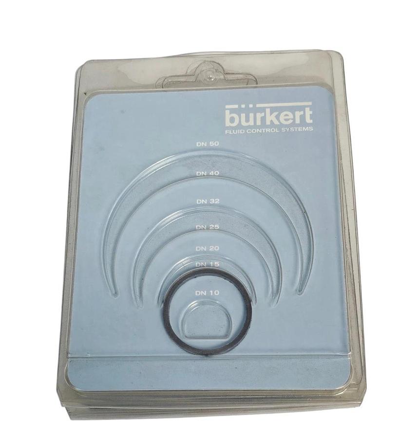Used 6 BURKERT 641110 SEALING PACKED DN15 FOR ANGLE SEAT VALVE SEALS NSMP