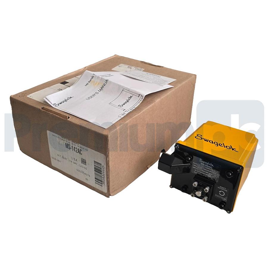 Swagelok MS-142AC Electric Actuator 1/2"NPT 120VAC 100in-lb for 2/4-Way Valves