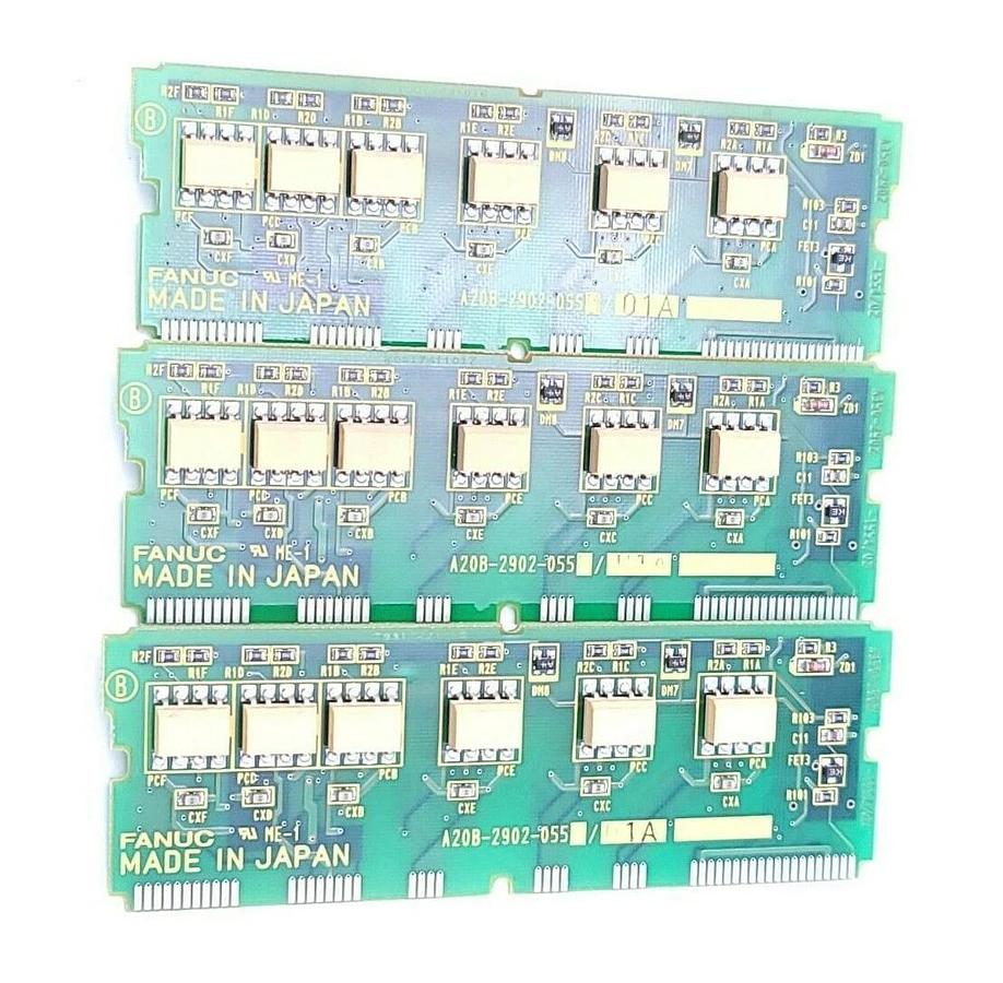 Used LOT OF 3 FANUC A20B-2902-0550/01A SERVO AMPLIFIER DAUGHTER BOARDS A20B-2902-0550