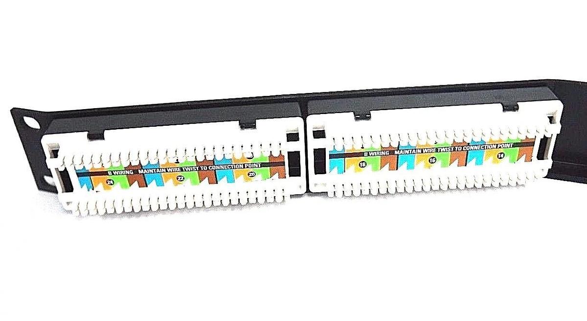 Used NIB COMMSCOPE SYSTIMAX SOLUTIONS 1100-24PSA MODULAR PANEL 760056580