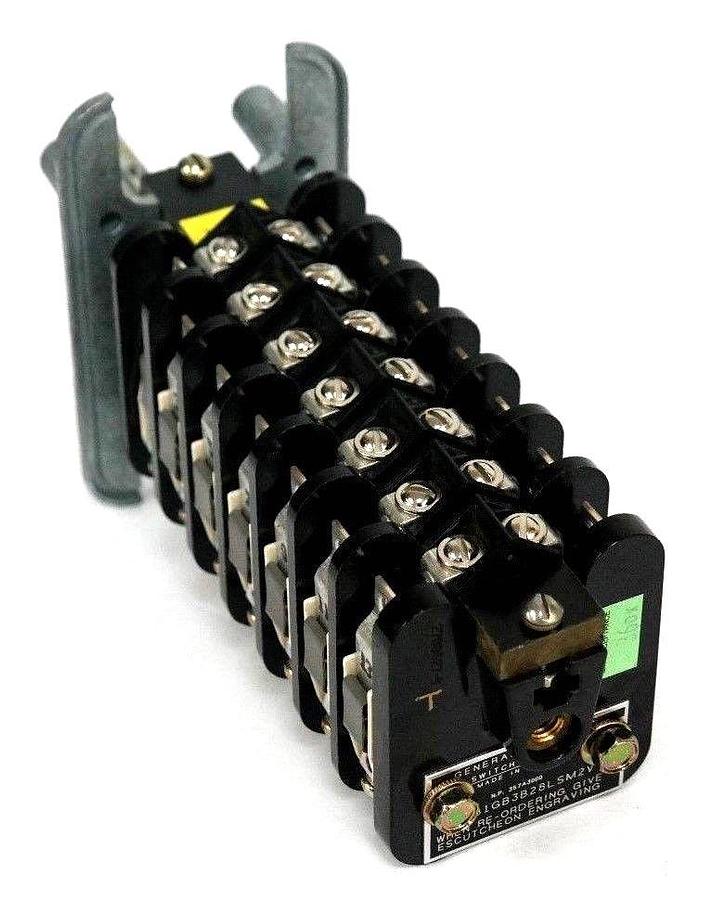Used GENERAL ELECTRIC 16SB1GB3B28LSM2V ROTARY SWITCH TYPE SB-1 W/O CASE