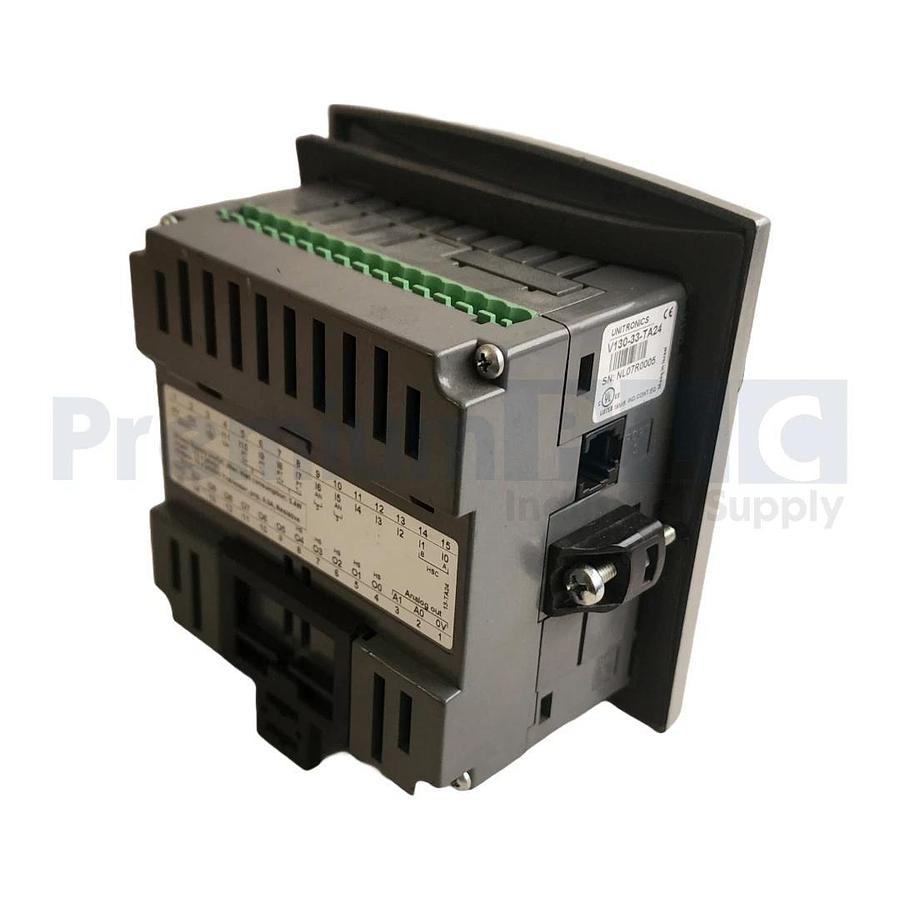 Used UNITRONICS V130-33-TA24 VISION 130 SERIES PLC+HMI PANEL MONOCHROME DISPLAY 2.4"