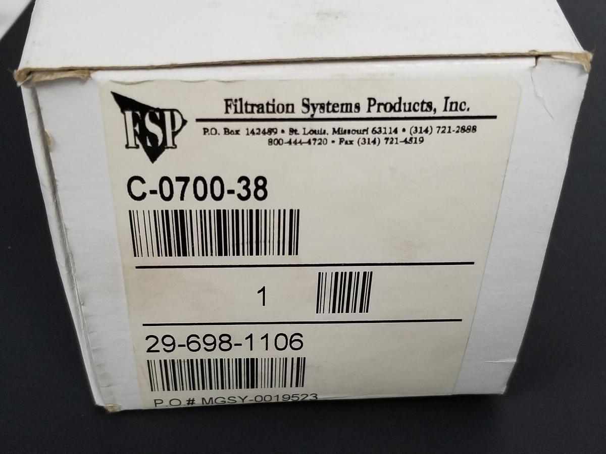 NIB FILTRATION SYSTEMS C-0700-38 FILTER ELEMENT 29-698-1106 C070038