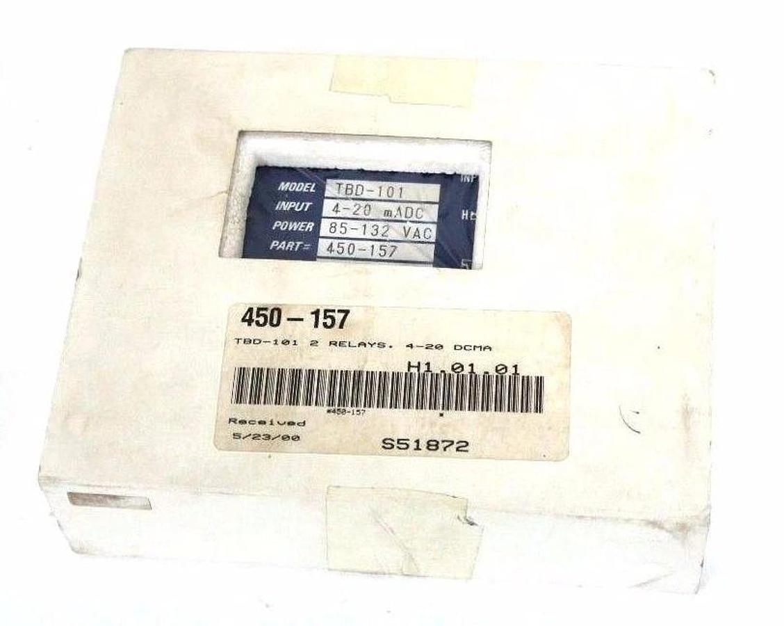Used NIB TRIPLETT CORP TBD-101 BARGRAPH INDICATOR PART# 450-157 4-20MADC 85-132VAC