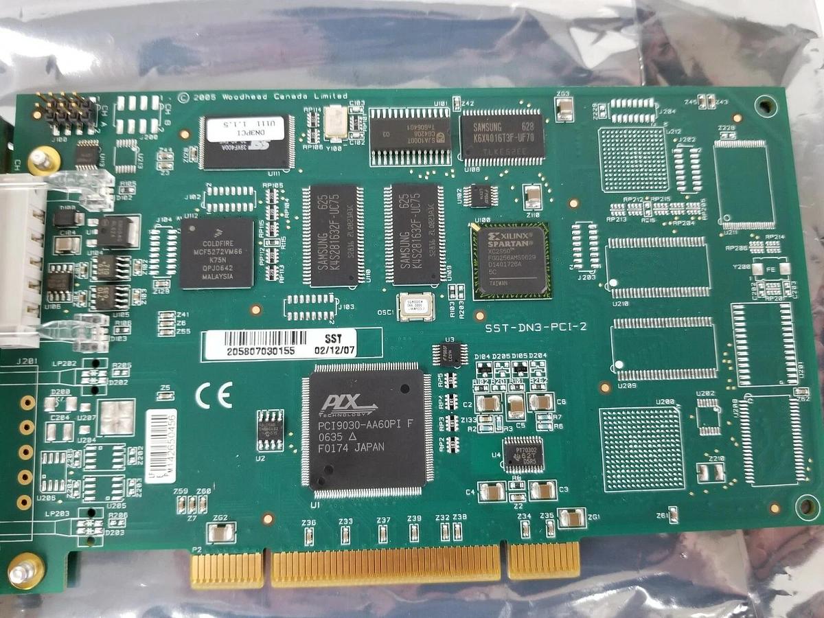 Used NIB WOODHEAD / ABB SST-DN3-PCI-2 INTERFACE CARD DSQC-658 3HAC-025779-001
