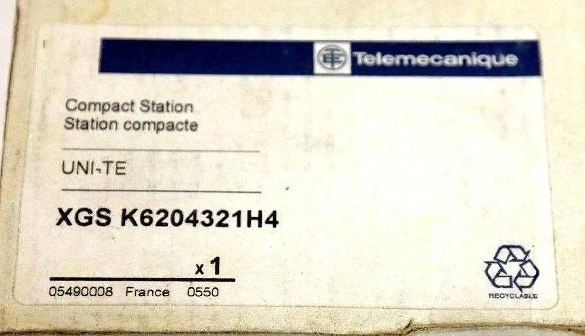 Used NIB TELEMECANIQUE XGS-K6204321H4 INDUCTEL COMPACT STATION SENSOR XGSK6204321H4