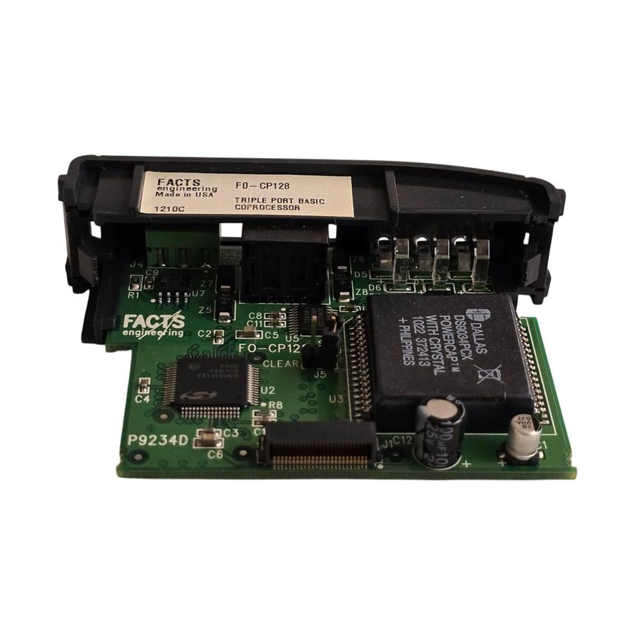 Used FACTS ENGINEERING F0-CP128 DirectLOGIC DL05/06 3-PORT COMMUNICATION MODULE NSMP