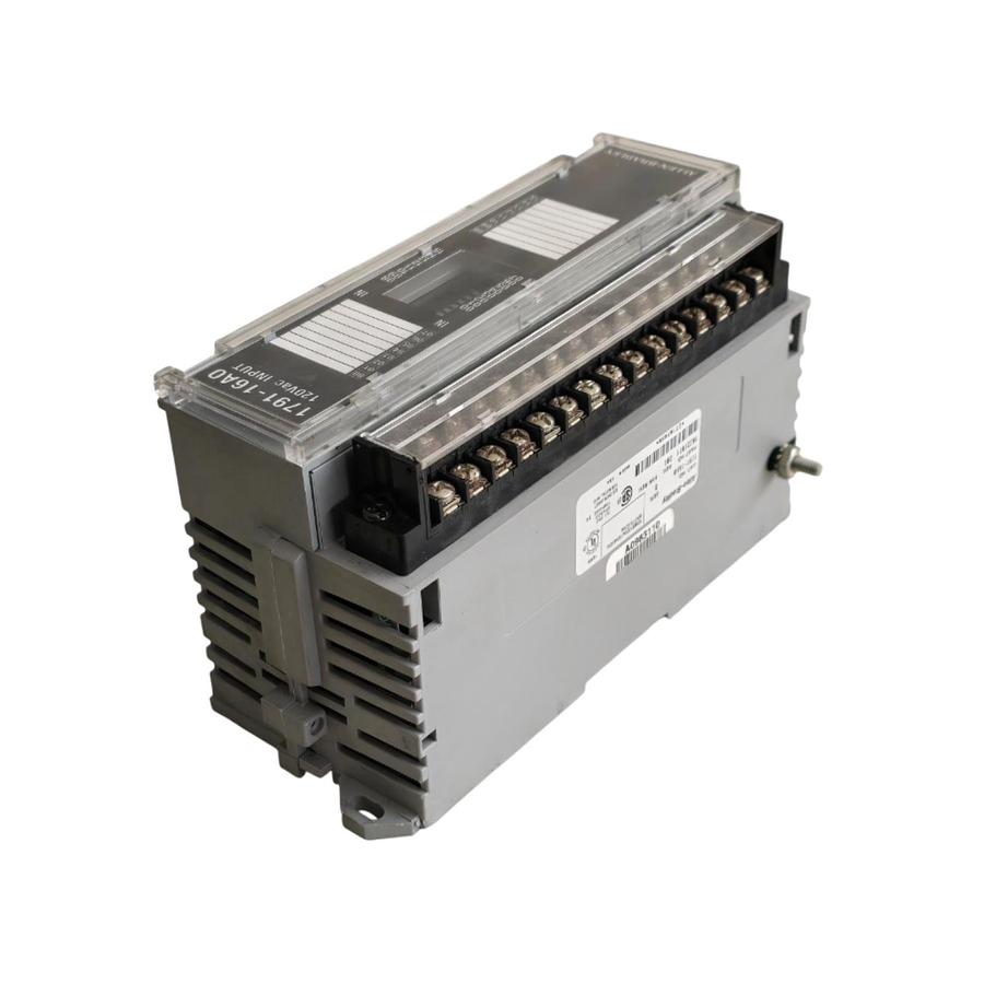 Used ALLEN BRADLEY 1791-16A0 /B 16-INPUT AC BLOCK I/O MODULE 120VAC 179116A0 REMAN