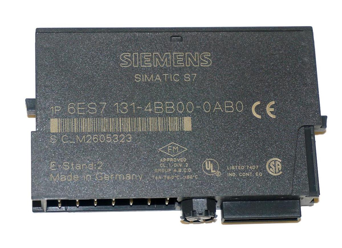 Used LOT OF 2 SIEMENS 6ES7-131-4BB00-0AB0 INPUT MODULES 2PT 24VDC 6ES71314BB000AB0