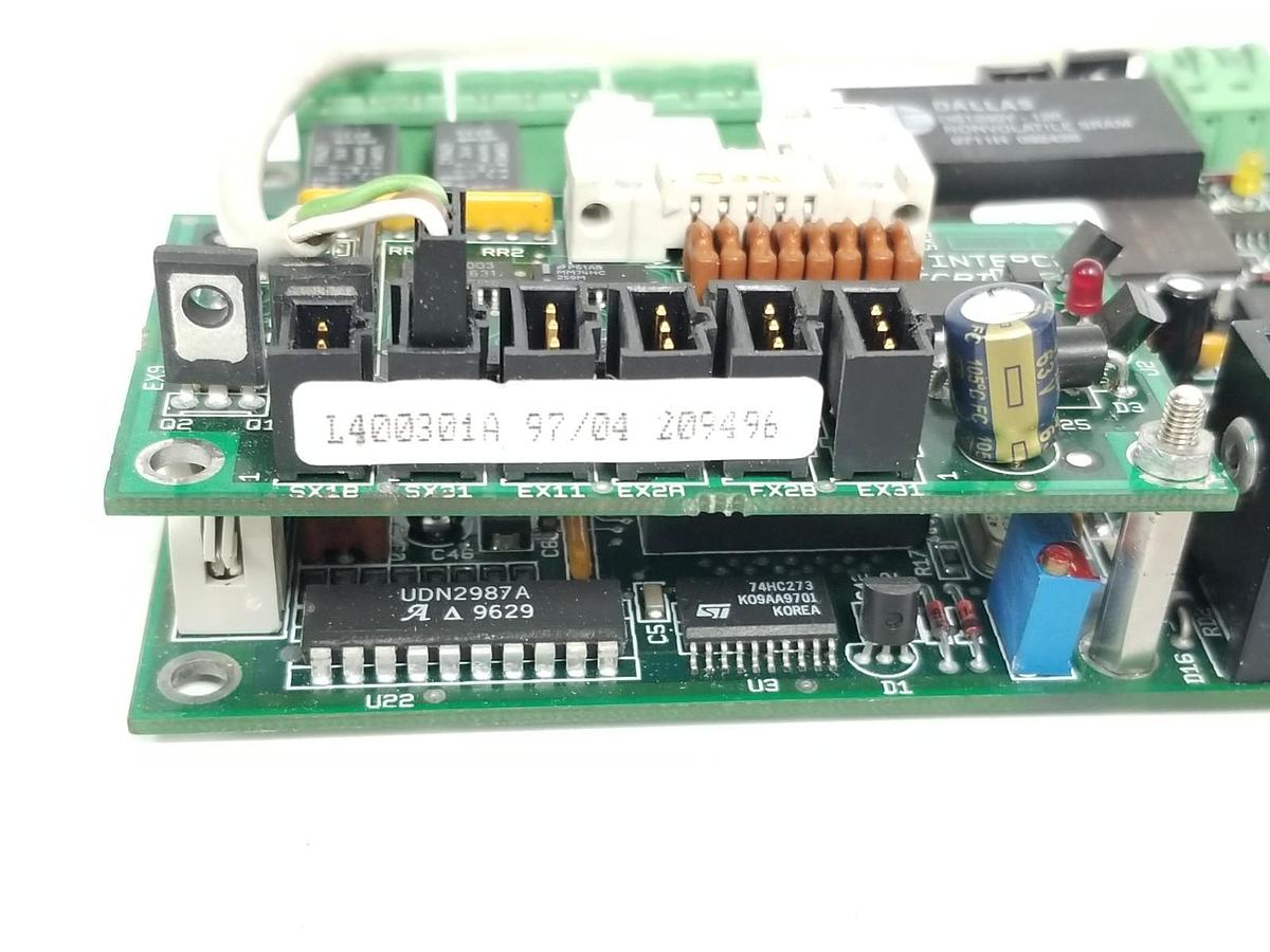 Used ICBT L100204A CPUCAVR BOARD W/ L400301A INTERCAV BOARD 211337 209496