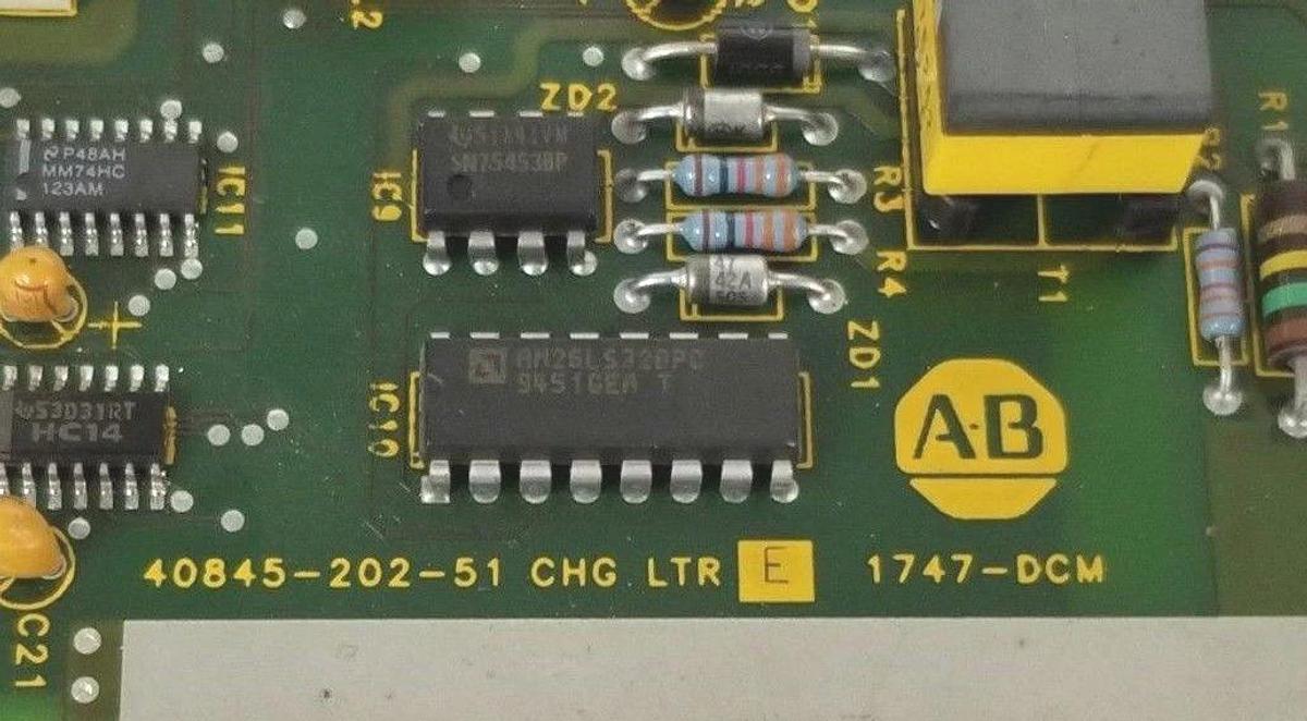 Used ALLEN BRADLEY 40845-202-51 BOARD 40845-909-03 FRN: 2, 40845-201-04A, 1747-DCM