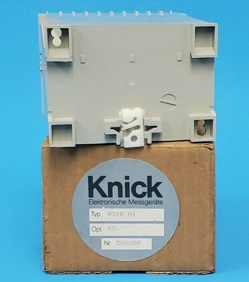 Used NIB KNICK 8310-A1 UNIVERSAL I/O DISCONNECT MODULE OPT. 63 NR. 566888 8310A1