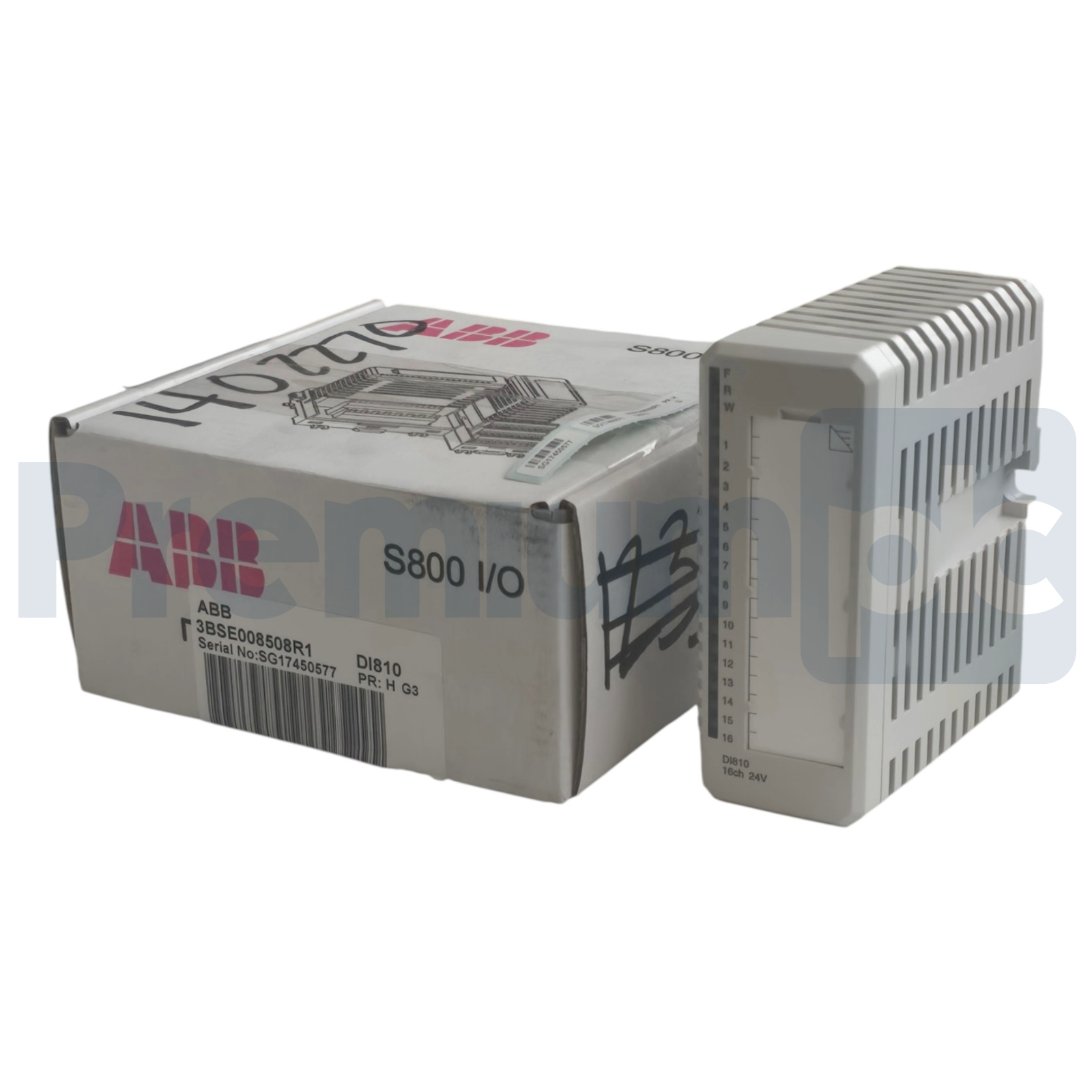 Used ABB S800 I/O 3BSE008508R1 DI810 Digital Input Module 24V 16-Ch PR:H G3 NSMP