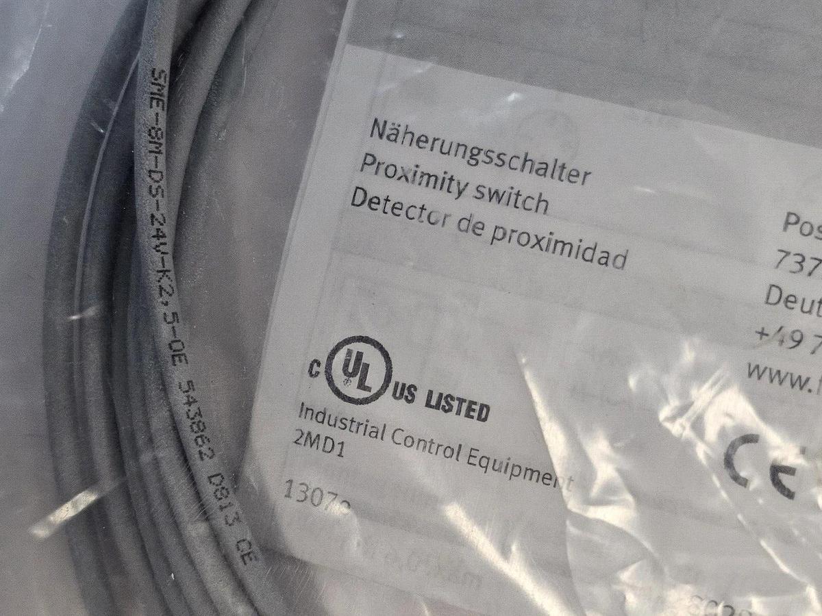 Used NEW FESTO SME-8M-24V-K2.5-0E PROXIMITY SWITCH 24VDC 2.5M LENGTH