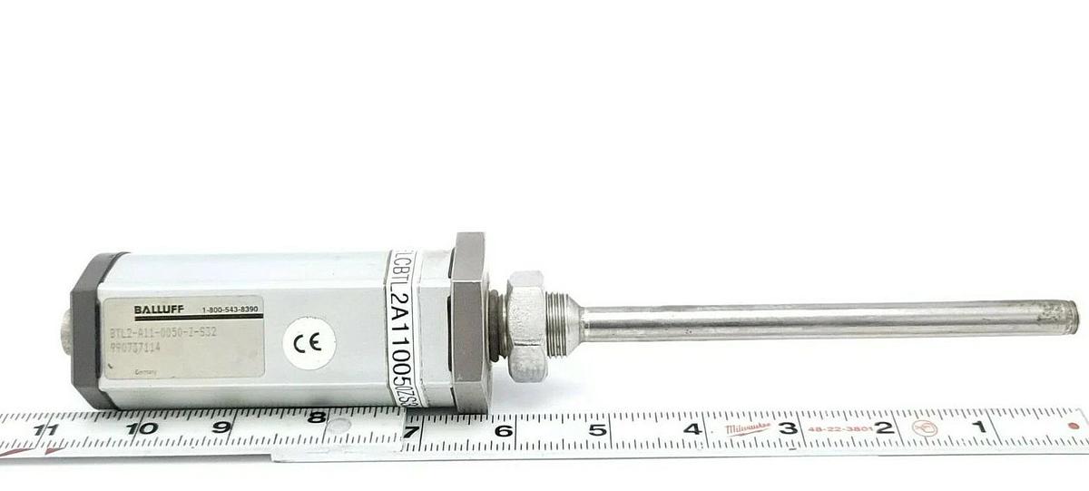Used BALLUFF BTL2-A11-0050-Z-S32 LINEAR TRANSDUCER MICROPULSE 990737114