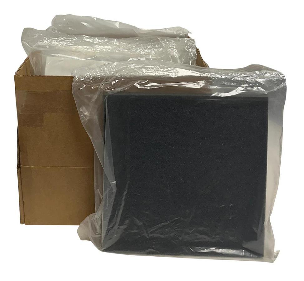 Used 10 MCMASTER MCM00354 / MCM354 / 8643K465 FOAM PADDINGS 1''x12''x12'' SQUARE NSMP