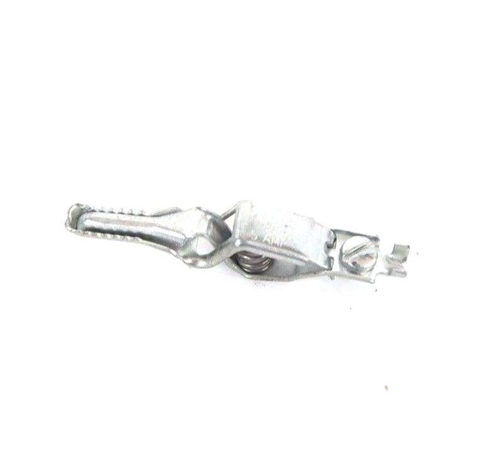 Used LOT OF 100 NEW SELECTA SWITCH INC. SC-85-BX CROCODILE STEEL SPRING CLIPS SC85BX