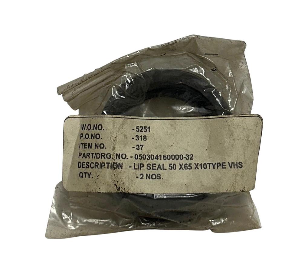 Used 2 GERA 050304160000-32 / 05030416000032 LIP SEALS 50X65X10 TYPE VHS NSMP