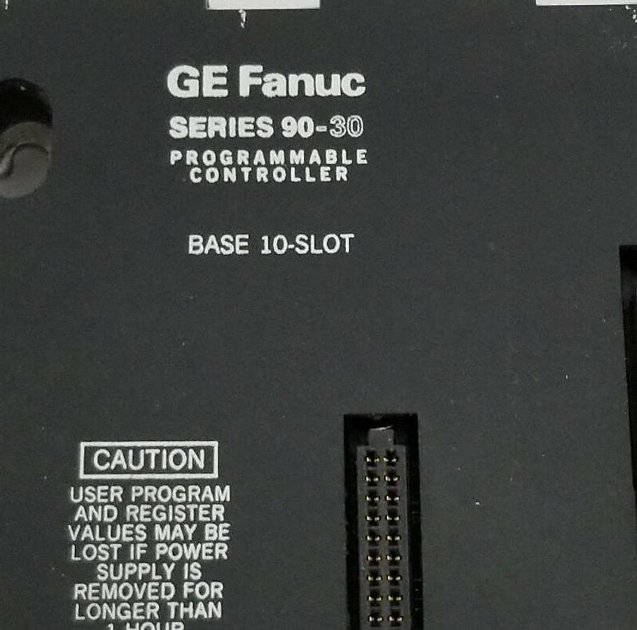 Used GE FANUC IC693CHS391C 10-SLOT BASE PROGRAMMABLE CONTROLLER (DAMAGED)