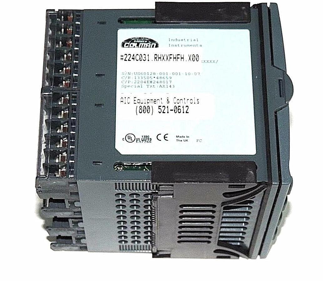 Used NIB BARBER-COLMAN 224C031.RHXXFHFH.X00 TEMPERATURE CONTROLLER 2204 SERIES