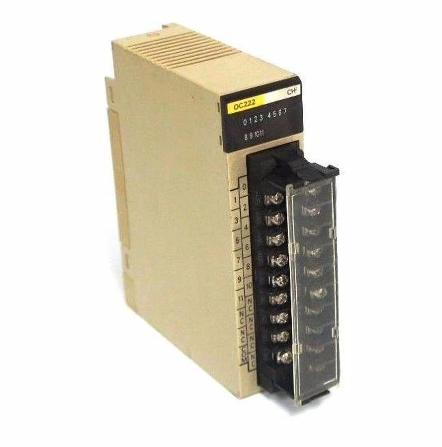 Used OMRON C200H-OC222 OUTPUT MODULE UNIT 2A/POINT, 8A/UNIT, 250VAC/24VDC