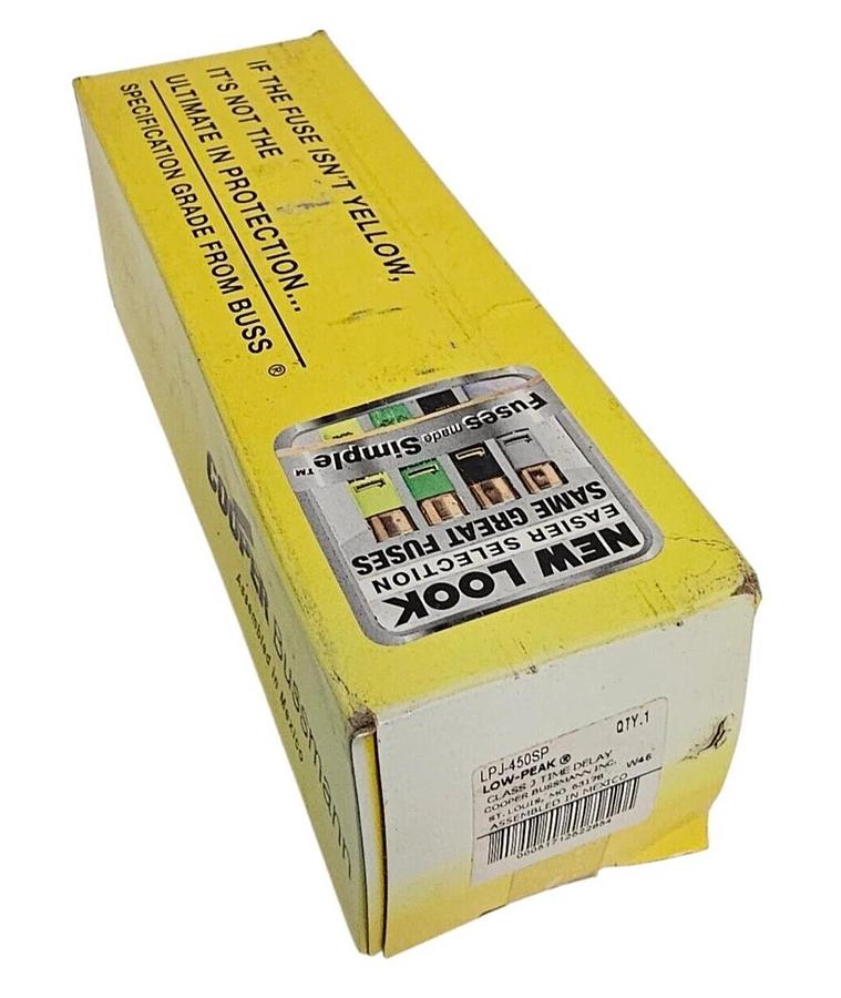 Used NIB COOPER BUSSMANN LPJ-450SP LOW-PEAK FUSE LPJ450SP
