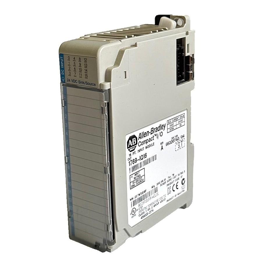 Used ALLEN BRADLEY 1769-IQ16 /A CompactLogix 16-PT DIGITAL INPUT MODULE 1769IQ16