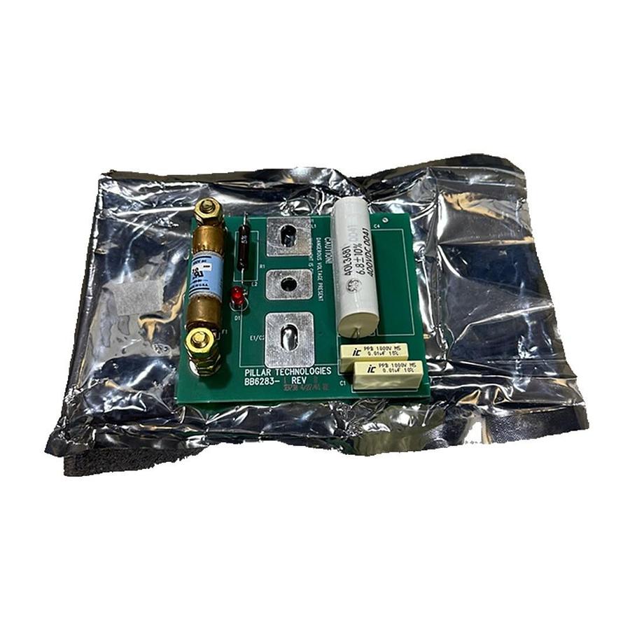 NEW PILLAR TECHNOLOGIES BB6283-1 / BB62831 REV. B SNUBBER CONTROL BOARD