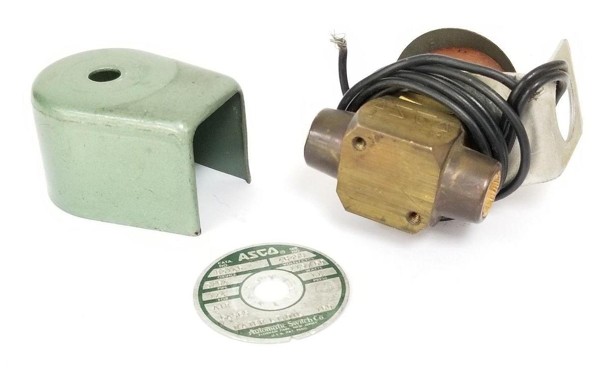 Used ASCO 83146 VALVE 1/4'' PIPE 11W, WITH 27-462-1 COIL