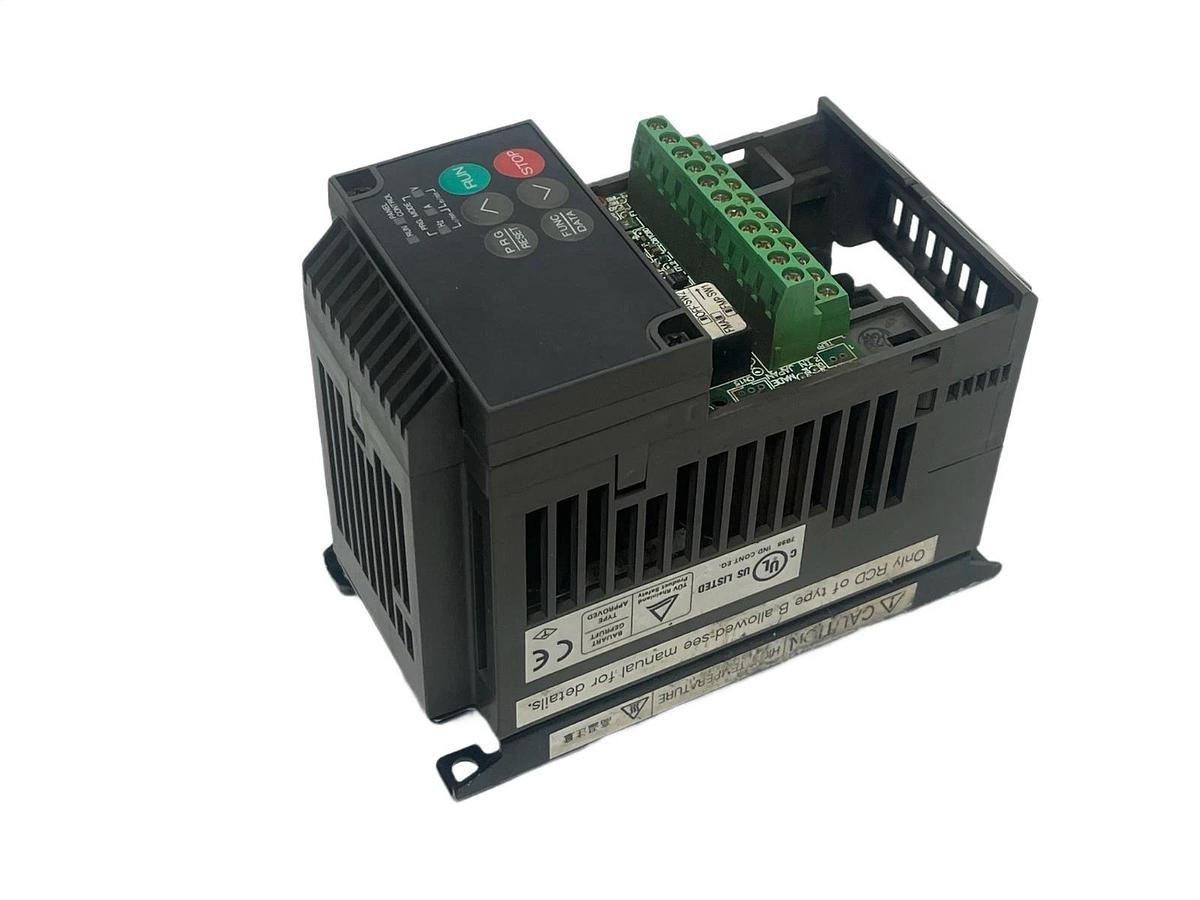 Used Fuji Electric FVR0.2E11S-2 Inverter 0.2kW 1/4HP 230V 3-Phase VFD