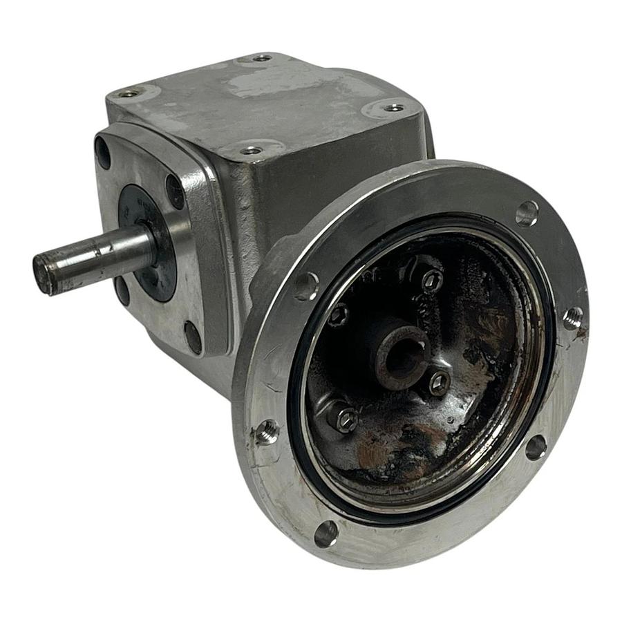 Used Boston Gear SSF715-30K-B5-JS1 Stainless Worm Gear Speed Reducer 30:1