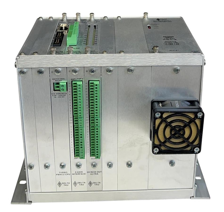Used DELTA TAU COMPLETE UMAC UNIT 3x0-603766 PMAC2 CPU ENet 5-4269-00-0610-00100 USNP